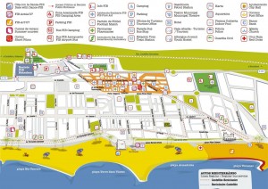map of Benicassim map of Benicassim